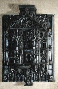 Hasp decorated with the twelve apostles